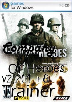Box art for Company
            Of Heroes V2.201 +8 Trainer