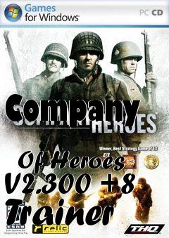 Box art for Company
            Of Heroes V2.300 +8 Trainer