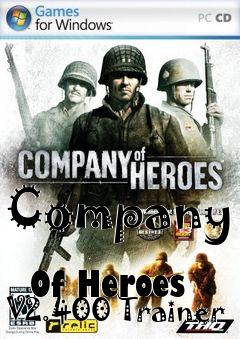 Box art for Company
            Of Heroes V2.400 Trainer