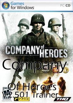 Box art for Company
            Of Heroes V2.501 Trainer