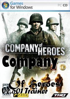 Box art for Company
            Of Heroes V2.501 Trainer