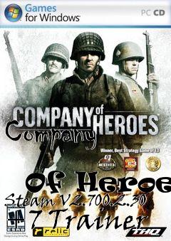 Box art for Company
            Of Heroes Steam V2.700.2.30 +7 Trainer