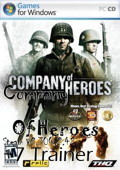 Box art for Company
            Of Heroes Steam V2.700.2.42 +7 Trainer