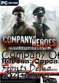 Box art for Company
Of Heroes: Opposing Fronts Demo +8 Trainer