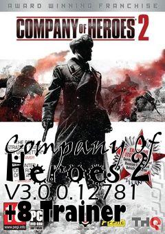 Box art for Company
Of Heroes 2 V3.0.0.12781 +8 Trainer