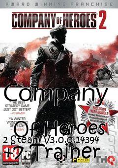 Box art for Company
            Of Heroes 2 Steam V3.0.0.14394 +7 Trainer