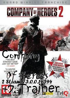 Box art for Company
            Of Heroes 2 Steam V3.0.0.14394 +7 Trainer