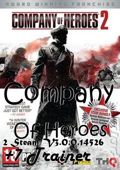 Box art for Company
            Of Heroes 2 Steam V3.0.0.14526 +7 Trainer