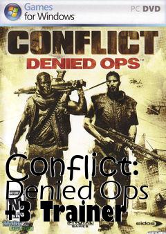 Box art for Conflict:
Denied Ops +3 Trainer