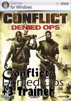 Box art for Conflict:
Denied Ops +3 Trainer