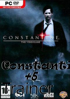 Box art for Constantine
      +5 Trainer