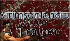 Box art for Crimsonland
      V1.9.8 +1 Trainer