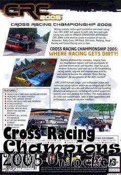 Box art for Cross
Racing Championship 2005 Unlocker
