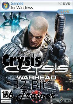 Box art for Crysis
            *32 Bit* +6 Trainer