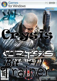 Box art for Crysis
            V1.2 *32 Bit* +11 Trainer