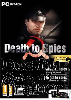 Box art for Death
To Spies +3 Trainer