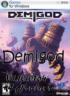 Box art for Demigod
            V1.10.0164 +4 Trainer