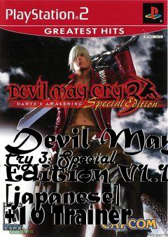Box art for Devil
May Cry 3: Special Edition V1.10 [japanese] +10 Trainer