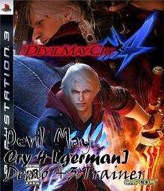 Box art for Devil
May Cry 4 [german] Demo +3 Trainer