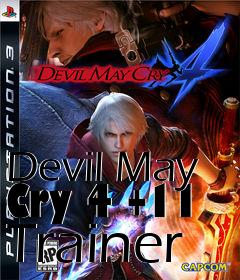 Box art for Devil
May Cry 4 +11 Trainer