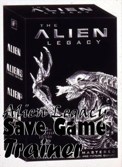 Box art for Alien Legacy Save Game Trainer