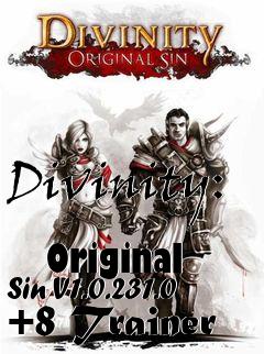 Box art for Divinity:
            Original Sin V1.0.231.0 +8 Trainer