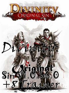 Box art for Divinity:
            Original Sin V1.0.56.0 +8 Trainer