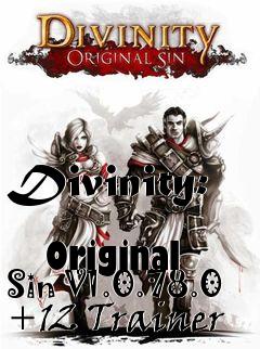 Box art for Divinity:
            Original Sin V1.0.78.0 +12 Trainer