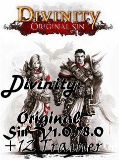 Box art for Divinity:
            Original Sin V1.0.78.0 +12 Trainer