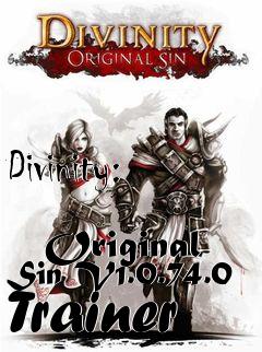 Box art for Divinity:
            Original Sin V1.0.74.0 Trainer