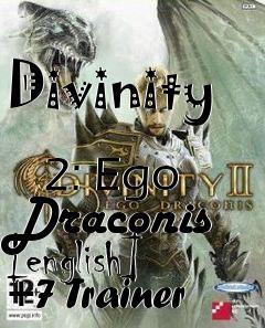 Box art for Divinity
            2: Ego Draconis [english] +7 Trainer