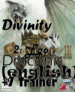 Box art for Divinity
            2: Ego Draconis [english] +7 Trainer