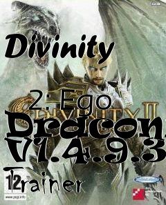 Box art for Divinity
            2: Ego Draconis V1.4.9.32 Trainer