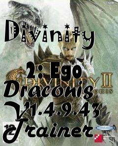 Box art for Divinity
            2: Ego Draconis V1.4.9.43 Trainer