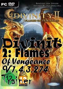 Box art for Divinity
2: Flames Of Vengeance V1.4.3.274 Trainer