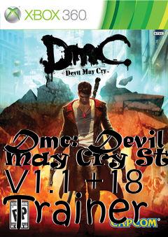 Box art for Dmc:
Devil May Cry Steam V1.1 +18 Trainer