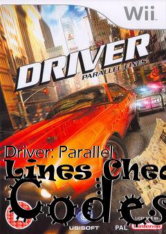 Box art for Driver:
Parallel Lines Cheat Codes