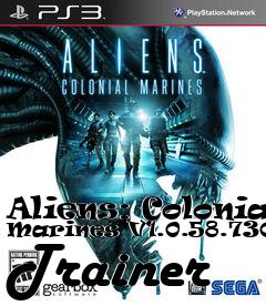 Box art for Aliens:
Colonial Marines V1.0.58.730521 Trainer