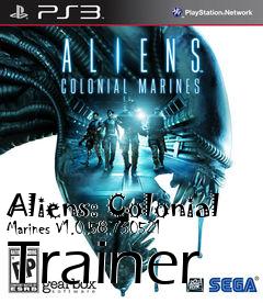 Box art for Aliens:
Colonial Marines V1.0.58.730521 Trainer