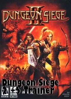Box art for Dungeon
Siege 2 +5 Trainer