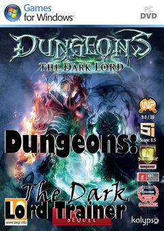 Box art for Dungeons:
            The Dark Lord Trainer