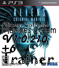 Box art for Aliens:
Colonial Marines Steam V1.0.210 +6  Trainer