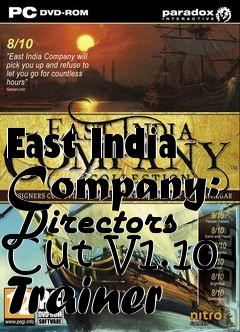 Box art for East
India Company: Directors Cut V1.10 Trainer