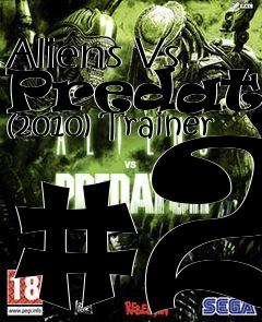 Box art for Aliens
Vs. Predator (2010) Trainer #2