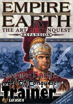 Box art for Empire
Earth: Art Of Conquest Trainer