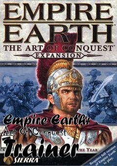 Box art for Empire
Earth: Art Of Conquest Trainer