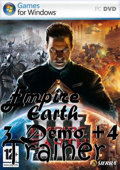 Box art for Empire
      Earth 3 Demo +4 Trainer