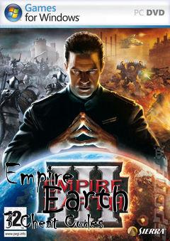 Box art for Empire
      Earth 3 Cheat Codes