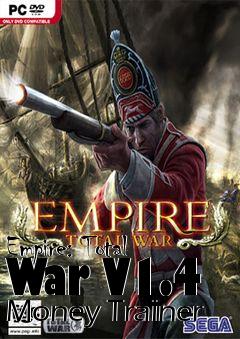Box art for Empire:
Total War V1.4 Money Trainer