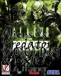 Box art for Aliens
Vs. Predator (2010) Dx9 & Dx10 V1.6 Trainer